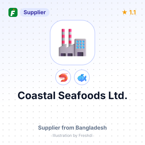 Coastal Seafoods Ltd. – summary card, no photo uploaded yet