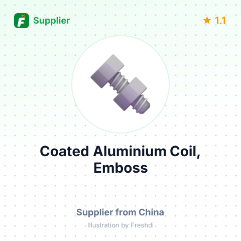 Coated Aluminium Coil, Emboss – summary card, no photo uploaded yet