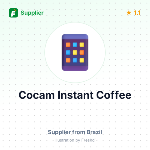 Cocam Instant Coffee – summary card, no photo uploaded yet