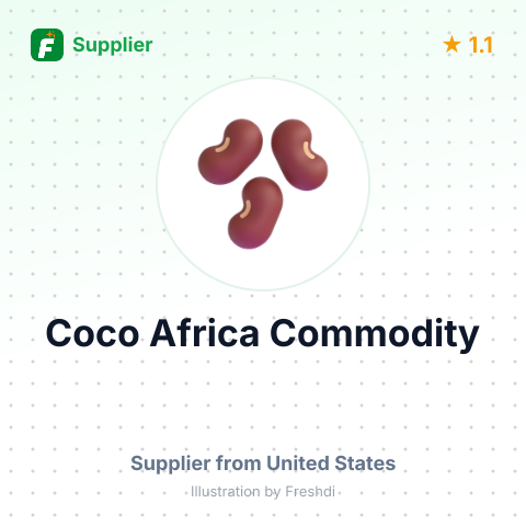 Coco Africa Commodity  – summary card, no photo uploaded yet