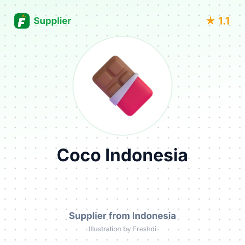 Coco Indonesia  – summary card, no photo uploaded yet
