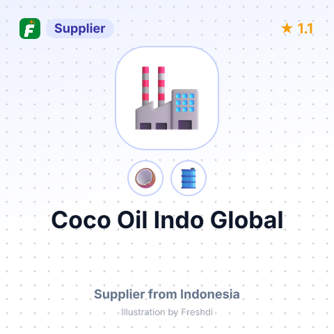 Coco Oil Indo Global  – summary card, no photo uploaded yet