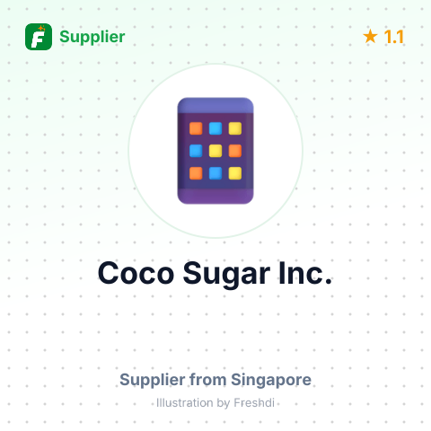 Coco Sugar Inc.  – summary card, no photo uploaded yet