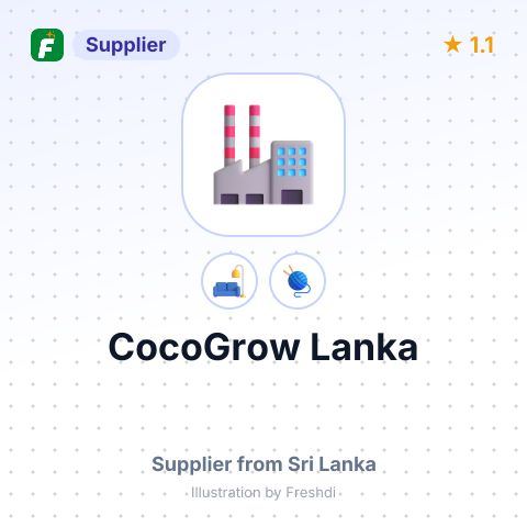 CocoGrow Lanka – summary card, no photo uploaded yet