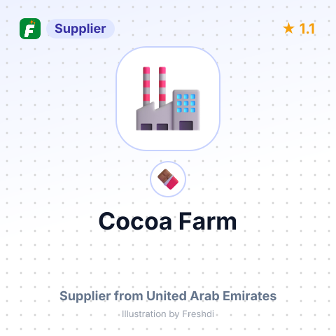 Cocoa Farm  – summary card, no photo uploaded yet
