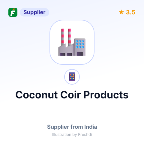 Coconut Coir Products – summary card, no photo uploaded yet
