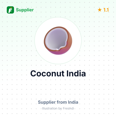 Coconut India  – summary card, no photo uploaded yet