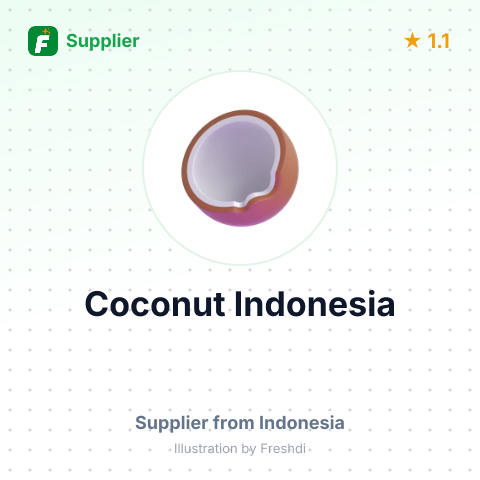 Coconut Indonesia  – summary card, no photo uploaded yet