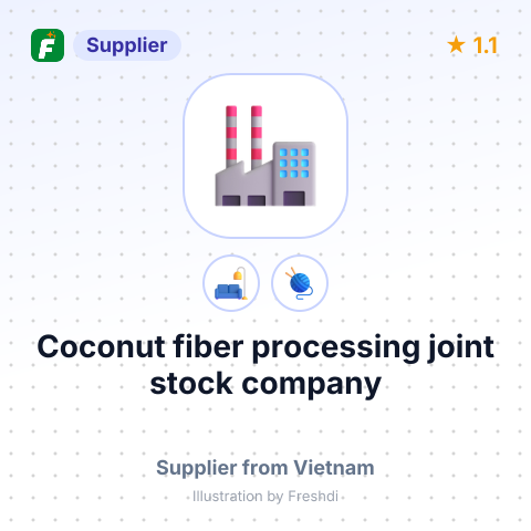Coconut fiber processing joint stock company – summary card, no photo uploaded yet
