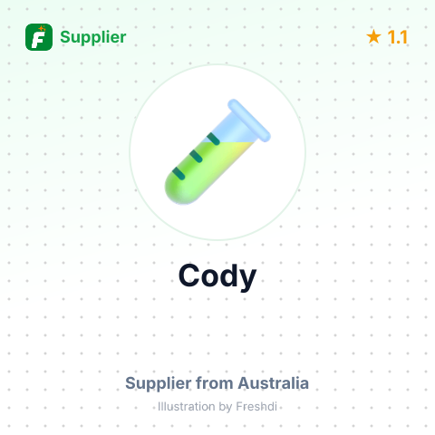 Cody  – summary card, no photo uploaded yet