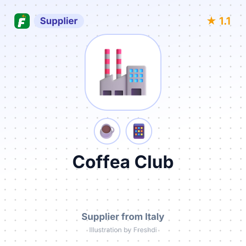 Coffea Club  – summary card, no photo uploaded yet