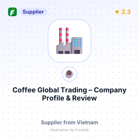 Coffee Global Trading – summary card, no photo uploaded yet