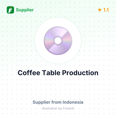 Coffee Table Production – summary card, no photo uploaded yet