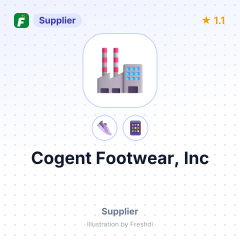 Cogent Footwear, Inc – summary card, no photo uploaded yet