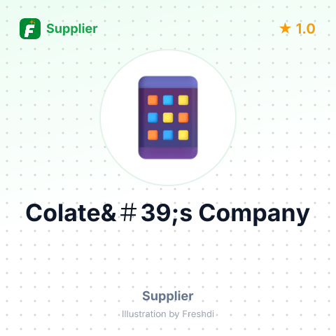 Colate&＃39;s Company – summary card, no photo uploaded yet