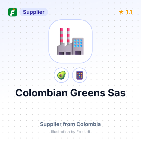 Colombian Greens Sas  – summary card, no photo uploaded yet