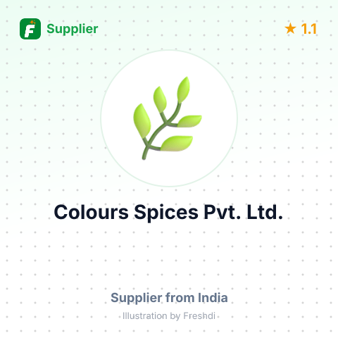 Colours Spices Pvt. Ltd.  – summary card, no photo uploaded yet