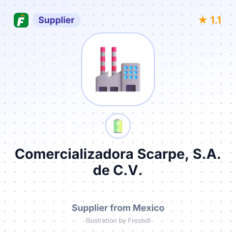 Comercializadora Scarpe, S.A. de C.V. – summary card, no photo uploaded yet