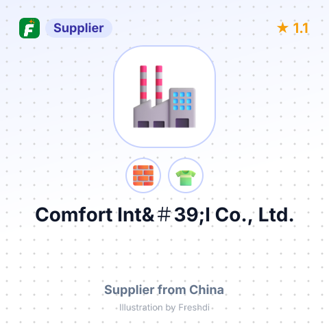 Comfort Int&＃39;l Co., Ltd. – summary card, no photo uploaded yet