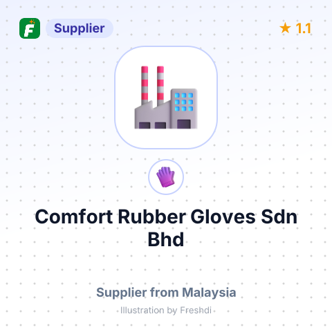 Comfort Rubber Gloves Sdn Bhd – summary card, no photo uploaded yet