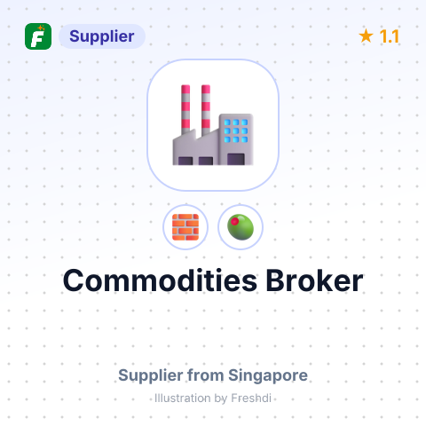 Commodities Broker – summary card, no photo uploaded yet