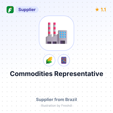 Commodities Representative  – summary card, no photo uploaded yet