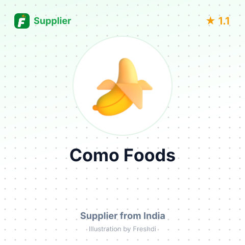 Como Foods  – summary card, no photo uploaded yet