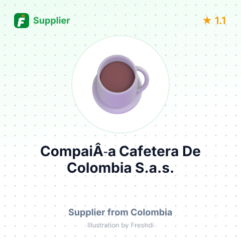 CompaiÂ­a Cafetera De Colombia S.a.s.  – summary card, no photo uploaded yet