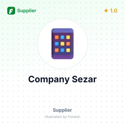 Company Sezar – summary card, no photo uploaded yet