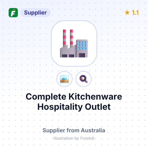 Complete Kitchenware Hospitality Outlet – summary card, no photo uploaded yet