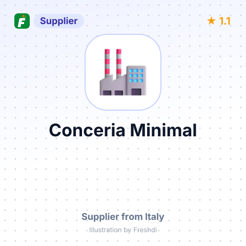 Conceria Minimal – summary card, no photo uploaded yet