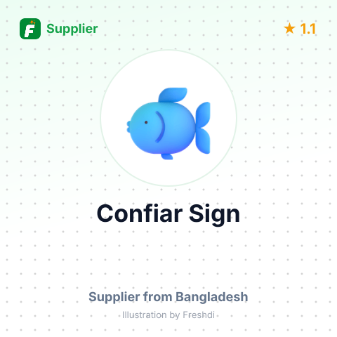 Confiar Sign  – summary card, no photo uploaded yet