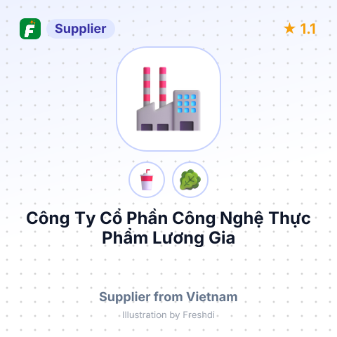 Công Ty Cổ Phần Công Nghệ Thực Phẩm Lương Gia – summary card, no photo uploaded yet