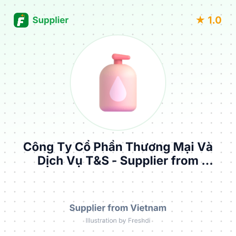 Công Ty Cổ Phần Thương Mại Và Dịch Vụ T&S – summary card, no photo uploaded yet