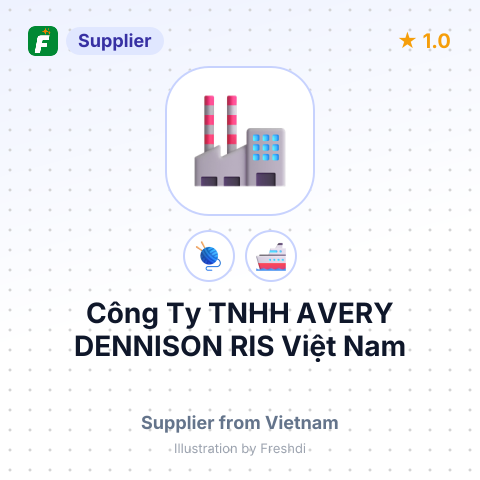 Công Ty TNHH AVERY DENNISON RIS Việt Nam – summary card, no photo uploaded yet