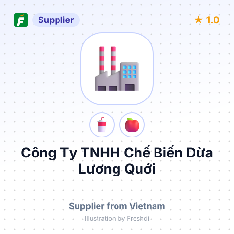 Công Ty TNHH Chế Biến Dừa Lương Quới – summary card, no photo uploaded yet