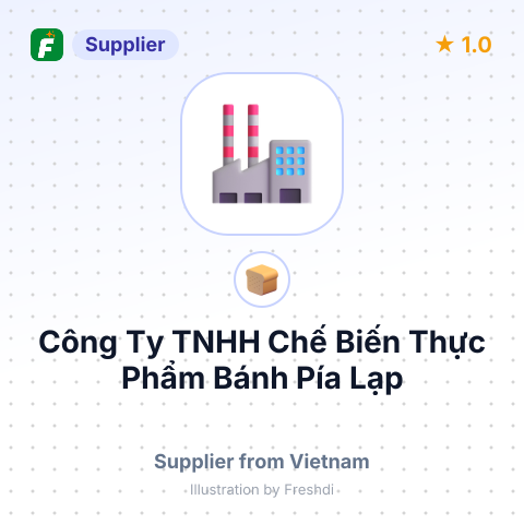 Công Ty TNHH Chế Biến Thực Phẩm Bánh Pía Lạp Xưởng Tân Huê Viên – summary card, no photo uploaded yet