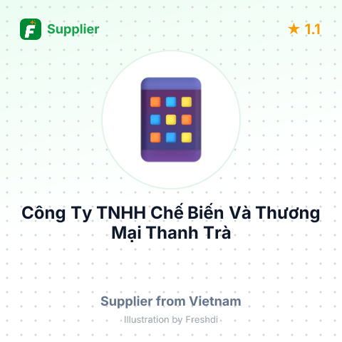 Công Ty TNHH Chế Biến Và Thương Mại Thanh Trà – summary card, no photo uploaded yet