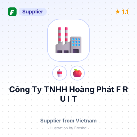 Công Ty TNHH Hoàng Phát F R U I T – summary card, no photo uploaded yet