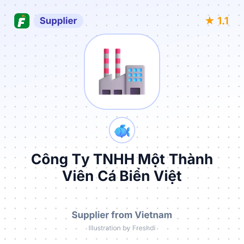 Công Ty TNHH Một Thành Viên Cá Biển Việt – summary card, no photo uploaded yet