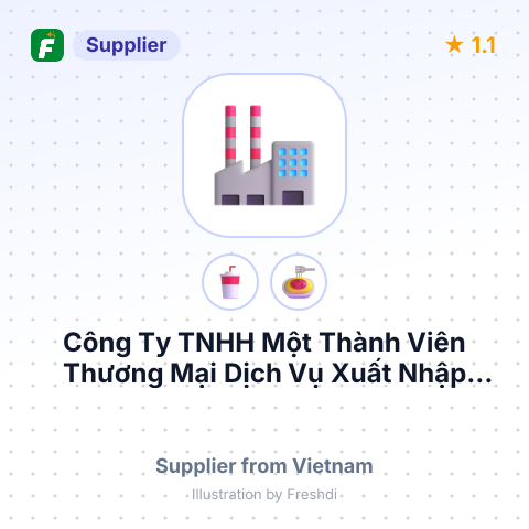 Công Ty TNHH Một Thành Viên Thương Mại Dịch Vụ Xuất Nhập Khẩu Rồng Thiên – summary card, no photo uploaded yet