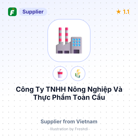 Công Ty TNHH Nông Nghiệp Và Thực Phẩm Toàn Cầu – summary card, no photo uploaded yet