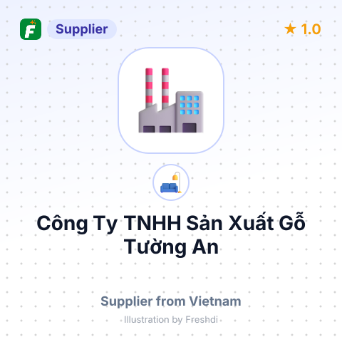 Công Ty TNHH Sản Xuất Gỗ Tường An – summary card, no photo uploaded yet