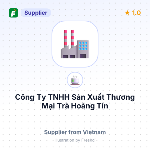 Công Ty TNHH Sản Xuất Thương Mại Trà Hoàng Tín – summary card, no photo uploaded yet