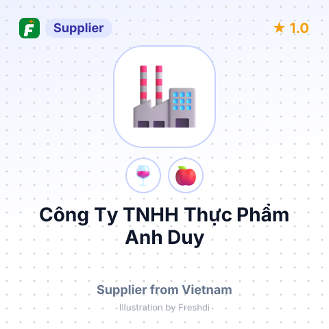 Công Ty TNHH Thực Phẩm Anh Duy – summary card, no photo uploaded yet