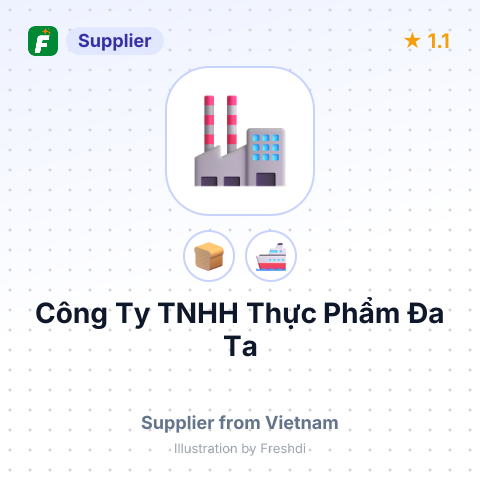 Công Ty TNHH Thực Phẩm Đa Ta – summary card, no photo uploaded yet