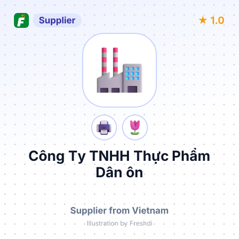 Công Ty TNHH Thực Phẩm Dân ôn – summary card, no photo uploaded yet