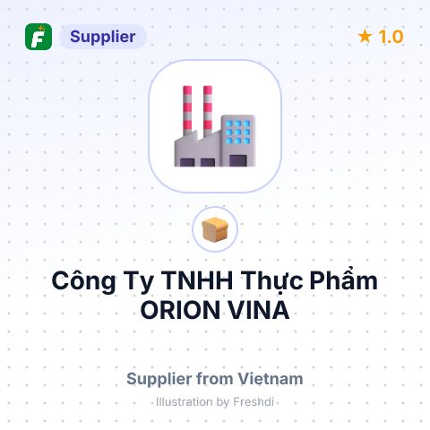 Công Ty TNHH Thực Phẩm ORION VINA – summary card, no photo uploaded yet