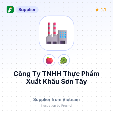 Công Ty TNHH Thực Phẩm Xuất Khẩu Sơn Tây – summary card, no photo uploaded yet