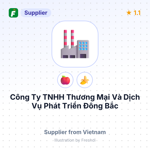 Công Ty TNHH Thương Mại Và Dịch Vụ Phát Triển Đông Bắc – summary card, no photo uploaded yet